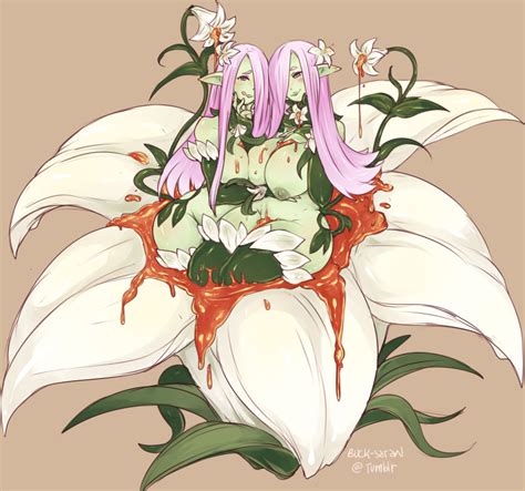 Gyarusatan Alraune Liliraune Monster Girl Encyclopedia Monster Girl Encyclopedia Monster