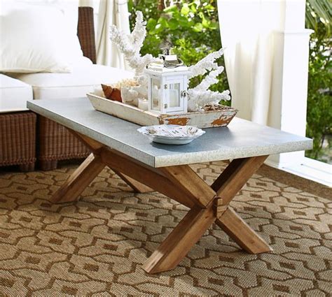 Let's start with a look at the new coffee table top designs! Abbott Concrete & FSC® Acacia Rectangular Coffee Table ...