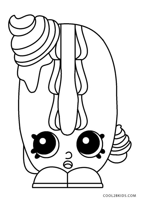 Desenhos De Shopkins Para Colorir Páginas Para Impressão Grátis