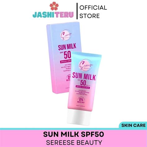 Sereese Beauty Sun Milk Spf 50 Pa Hyaluronic Acid Niacinamide