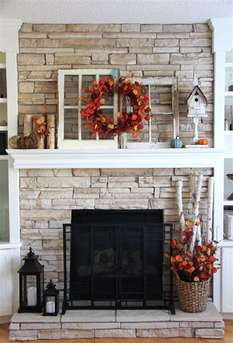 20 Inspiring Fireplace Ideas For Your Mood Booster Fall Fireplace Fall Fireplace Decor