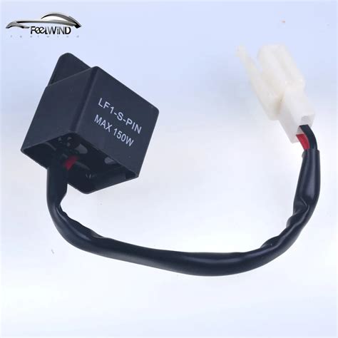 2 Pin Electronic Led Flasher Relay Fix Motorcycle Turn Signal Bulbs