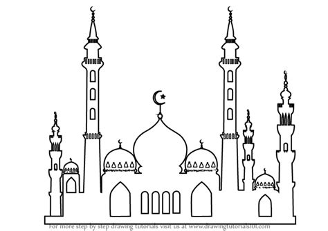 65 Easy Tutorial How To Draw Masjid E Nabvi Step By Step Pdf