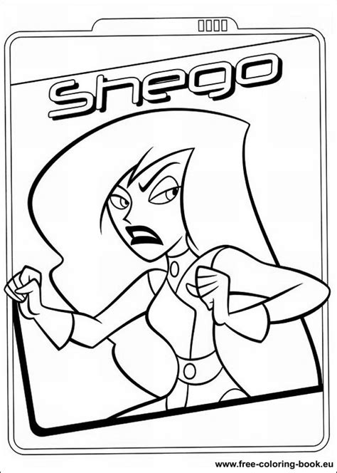 Coloring Pages Kim Possible Printable Coloring Pages Online