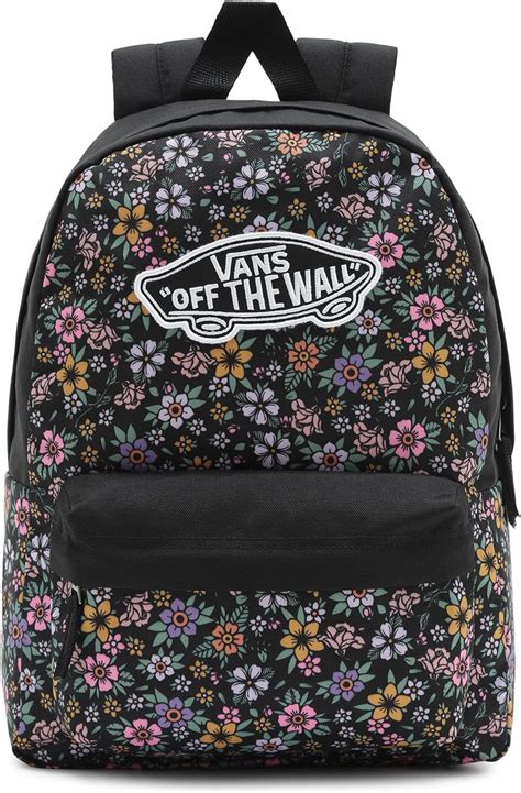 Vans Girl S Realm Backpack Fun Floral One Size Uk Shoes And Bags
