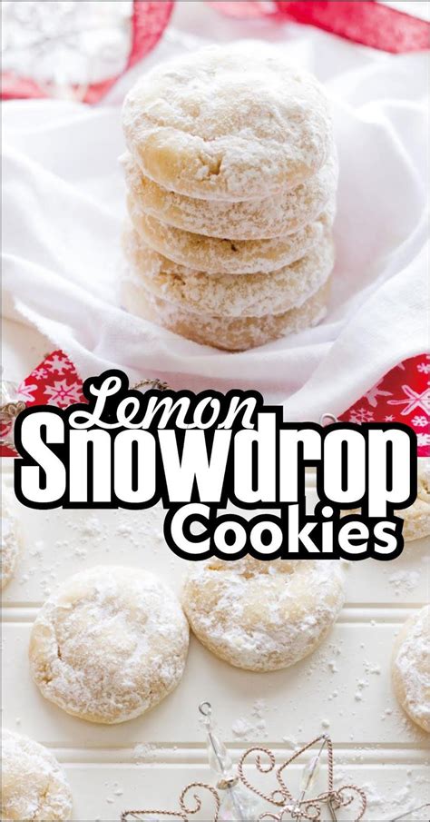 Find easy christmas cookie recipes for healthy molasses cookies, whole grain anginetti italian lemon drop cookies recipe food. Lemon Snowdrop Cookies #Christmas #cookies | Snowcream recipe, Kraft recipes, Cookies