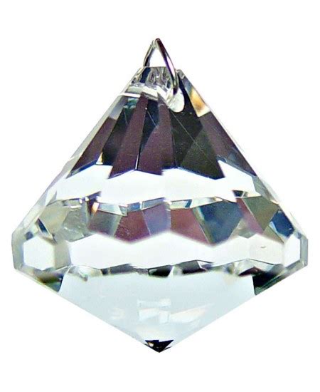 Crystal Prism Faceted Diamond Glass Crystal