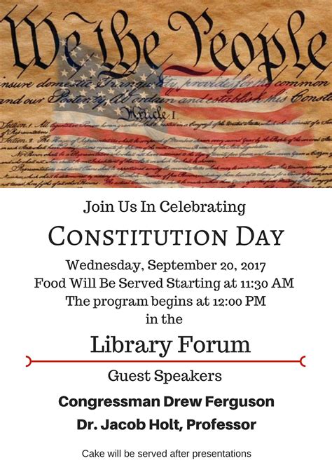 Csu Libraries Constitution Day Event