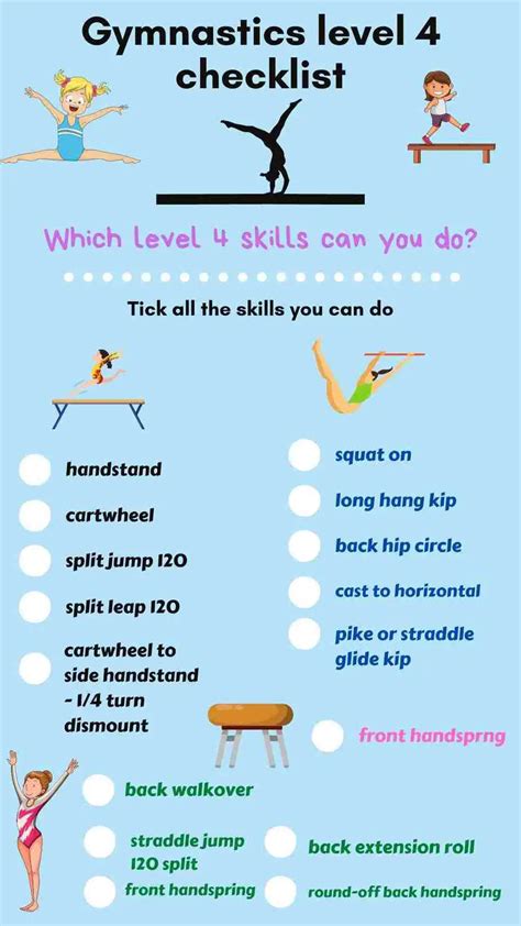 Level 4 Gymnastics Requirements And Skills 2023 Jusifying Fun