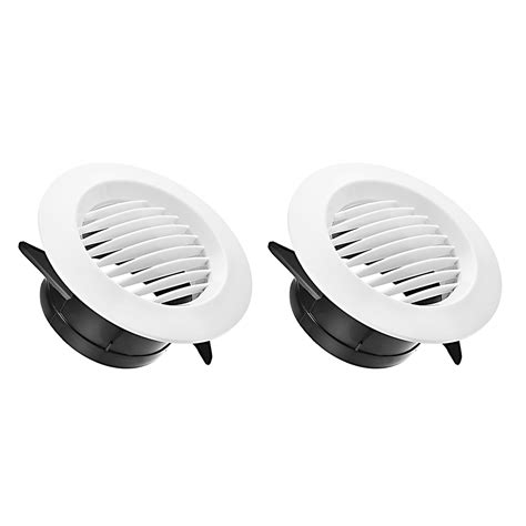 Round Air Vent 4 Inch 100mm Abs Louver Grille Cover Ceiling Diffuser