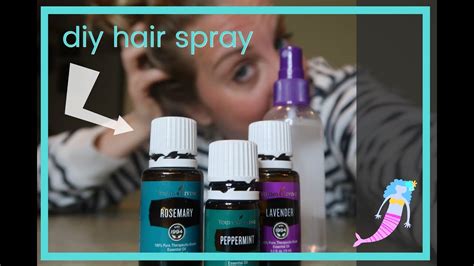 Diy Hair Spray With Essential Oils Youtube
