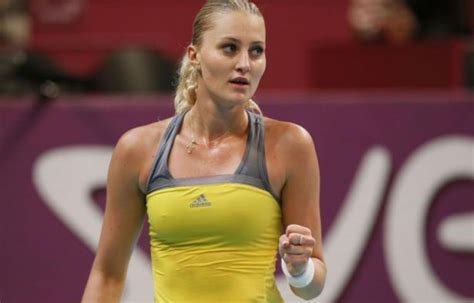 Tennis Kristina Mladenovic En Demi Finales à Paris Coubertin