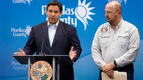 Desantis Once A ‘no On Hurricane Aid Petitions Biden For Assistance