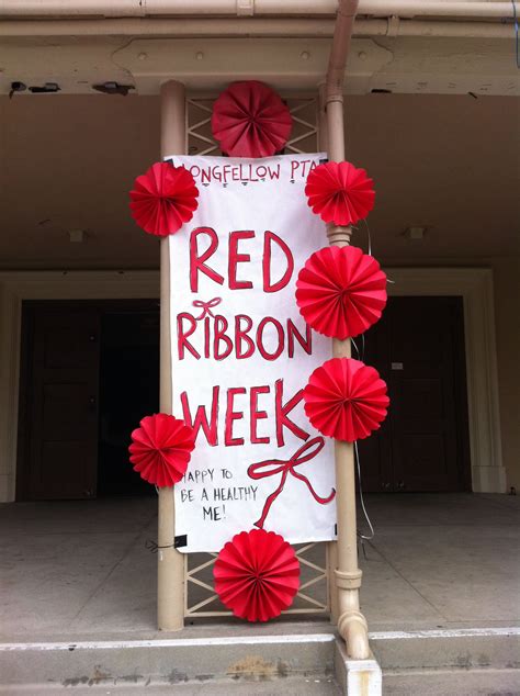 Red Ribbon Week Red Ribbon Week Red Ribbon School Door Decorations