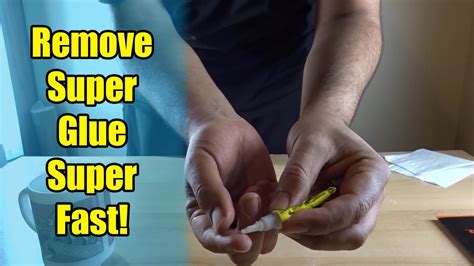How To Remove Super Glue From Your Skin Super Fast Youtube