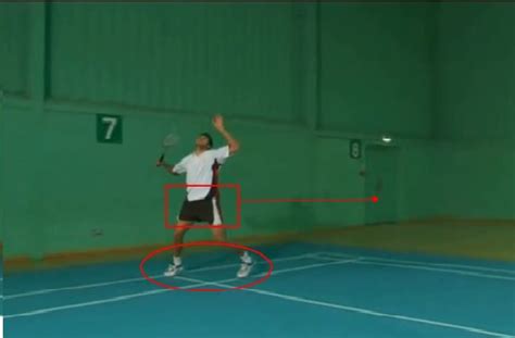 Badminton Overhead Clear Shot