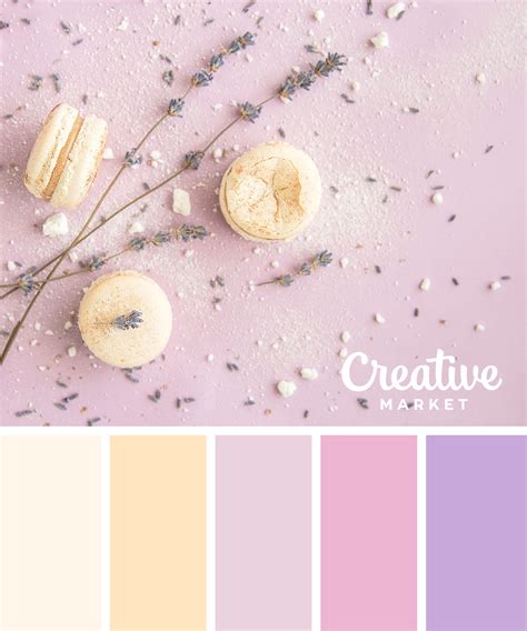 5 pastel color palettes for 5 floral favorites chalk