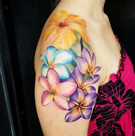 Top Best Hawaiian Flower Tattoo Ideas Inspiration Guide