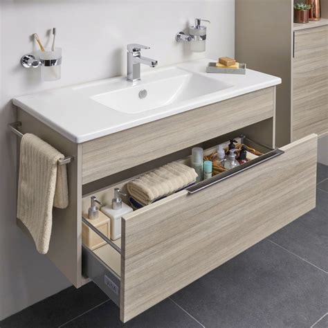 Bathroom / basins / vanity basin and cabinets; VitrA Integra Medium 80cm Vanity Unit with Basin - UK ...