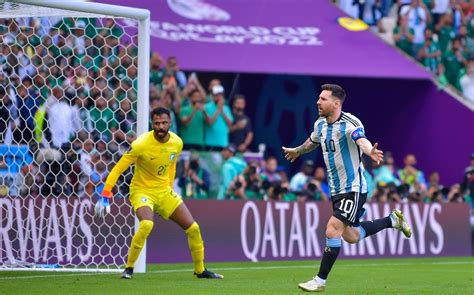 Lionel Messi Anot De Penal Su Primer Gol En Qatar Para Argentina