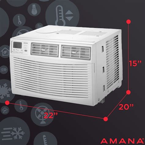 Amana 450 Sq Ft Window Air Conditioner With Remote 115 Volt 10000 Btu