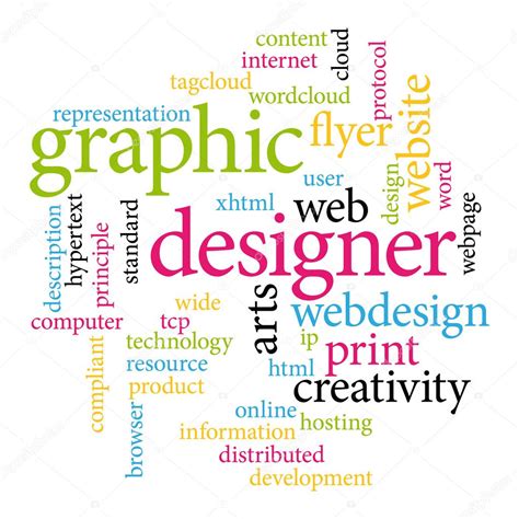 The tool helps to generate the background in the form of vertical stripes. Graphic designer. Print concept word cloud. ⬇ Vector Image ...