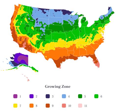Growing Zone Map Find Your Plant Hardiness Zone