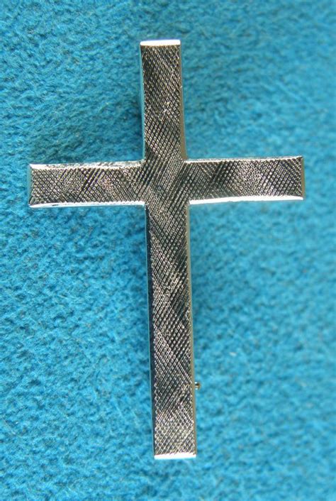 Stunning 925 Sterling Silver Cross Pin By Idahoyouthranch On Etsy 7