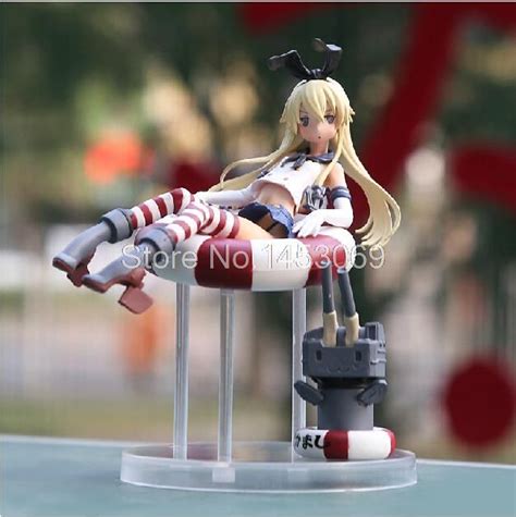 Anime Kantai Collection Shimakaze Pvc Action Figure Collectible Model Toy 15cm Free Shipping