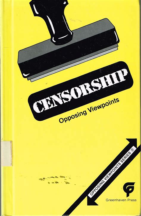 censorship opposing viewpoints opposing viewpoints series terry o neill 9780899083773