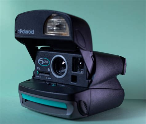 Polaroid 600 Instant Camera Greenaquateal Etsy Instant Camera
