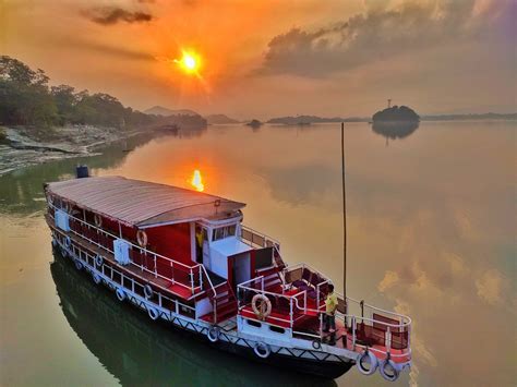 Sunset On The Brahmaputra River Assam Rincredibleindia
