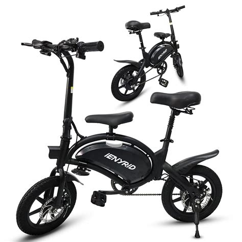 Buy Electric Bike Electric Bikes With Pedals For Adults 14 Inch Collapsible And Commuting E