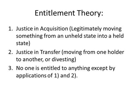 The Entitlement Theory Of Distributive Justice Ppt Video Online Download