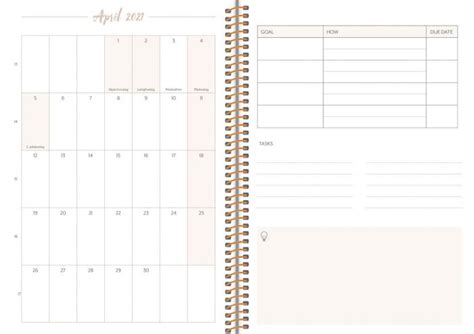 Kalender 2021 Planering Kalender Apr 2021