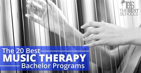 As a music therapy major, you'll learn to connect, inspire, and heal others through the medium of music. The 20 Best Music Therapy Bachelor Programs | TheBestSchools.org