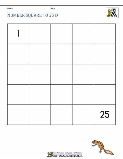 Kindergarten Math Printables