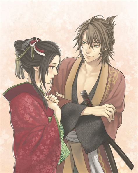 Yukimura Chizuru And Okita Souji Hakuouki Shinsengumi Kitan Drawn By