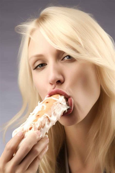 Blonde Supermodel Kisses Sausage Prompt Library