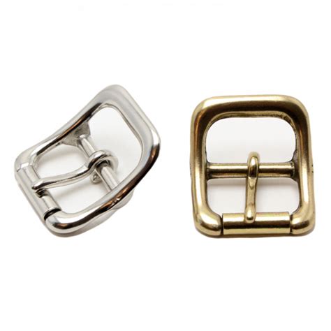 Roller Buckle Centerbar Solid Brass Buckles Leather House Fur