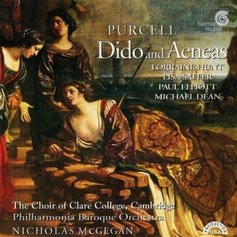 Purcell Dido And Aeneas Dido Classical Music Opera Art
