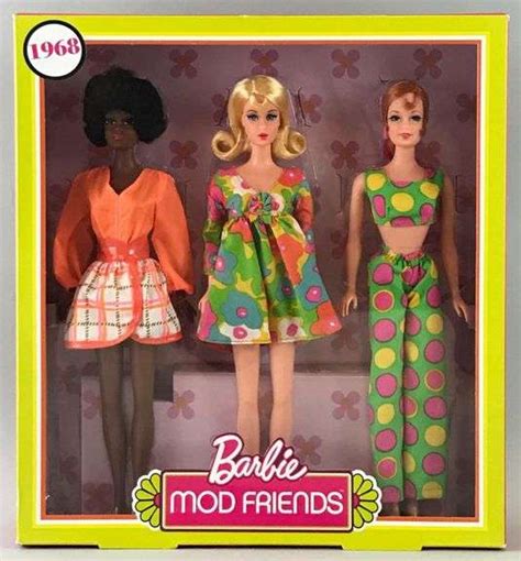 Barbie Mod Friends 3 Piece 1968 Reproduction Dolls Set Matthew