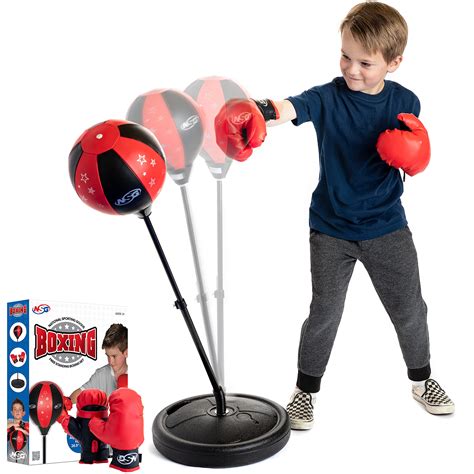 Buy Nsg Punching Bag And Boxing Gloves Set For Kids Freestanding Base