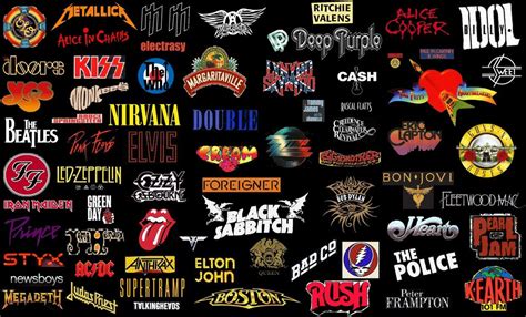70s Rock Band Logos