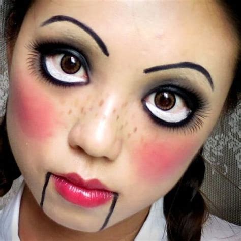 Scary Doll Makeup Halloween Make Up Looks Creepy Halloween Makeup