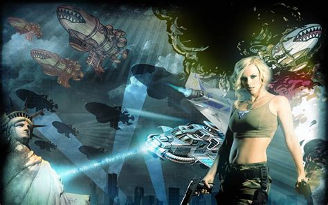 Free Download Hd Wallpaper Action Alert Babe Battle Combat Command Conquer Cosplay