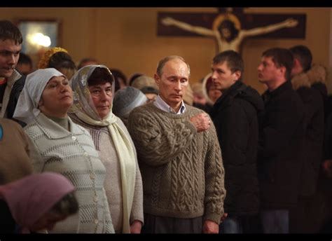 Vladimir Putin Celebrates Orthodox Christmas Photos Huffpost The World Post