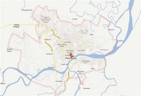 Palembang Map