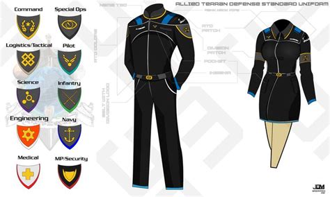 Atd Space Military Uniform By Apocryphea On Deviantart Sci Fi