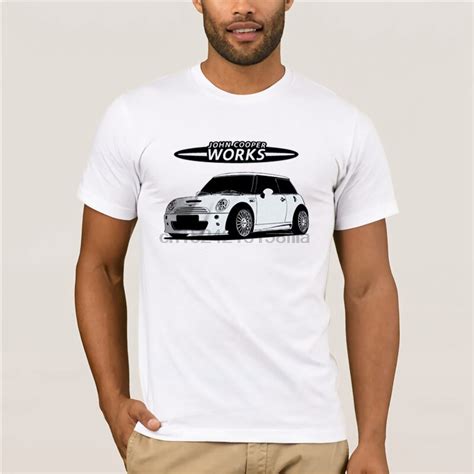 Mini Cooper R53 S Jcw Silhouette Soft Cotton T Shirt Multi Colors In T